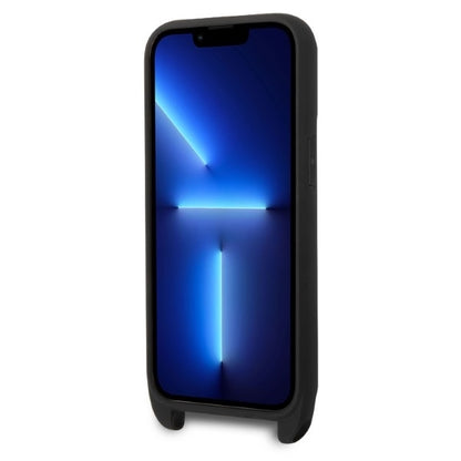 Etui na Apple iPhone 14 Pro, Karl Lagerfeld, Monogram Ikonik Karl, Czarne