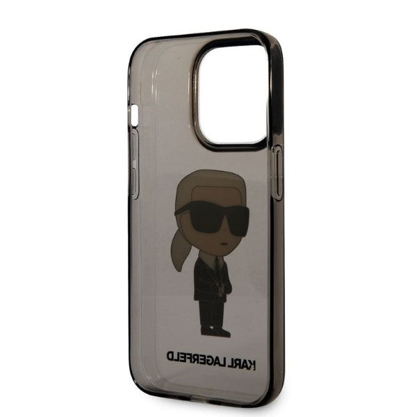 Etui na Apple iPhone 14 Pro Max, Karl Lagerfeld, IML Ikonik NFT, Czarne