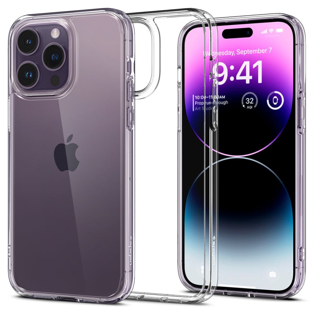 Case for Apple iPhone 14 Pro Max, Spigen, Ultra Hybrid, Transparent ACS04816