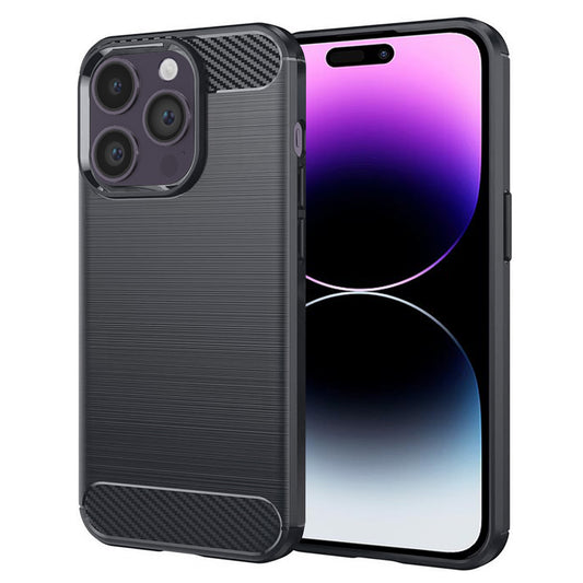 Etui na Apple iPhone 14 Pro Max, Techsuit, Carbon, Czarny