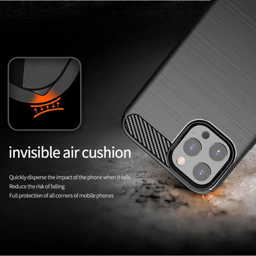 Etui na Apple iPhone 14 Pro Max, Techsuit, Carbon, Czarny