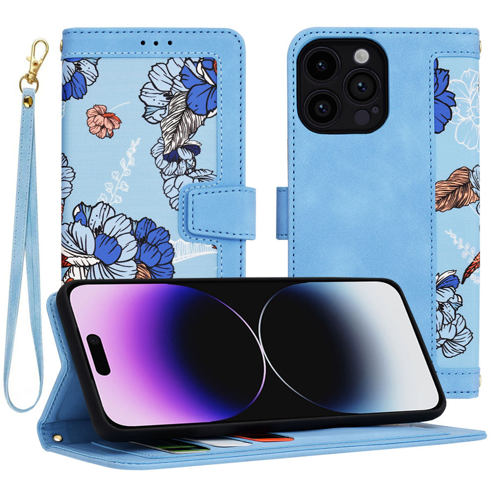 Etui na Apple iPhone 14 Pro Max, Techsuit, FlipCraft, Niebieski