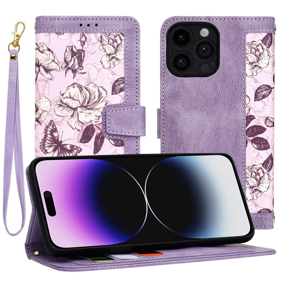 Etui na Apple iPhone 14 Pro Max, Techsuit, FlipCraft, Fioletowy