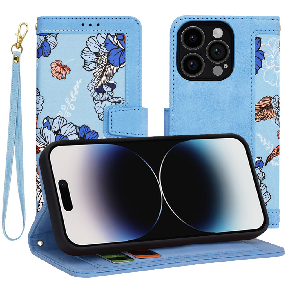 Etui na Apple iPhone 14 Pro, Techsuit, FlipCraft, Niebieski
