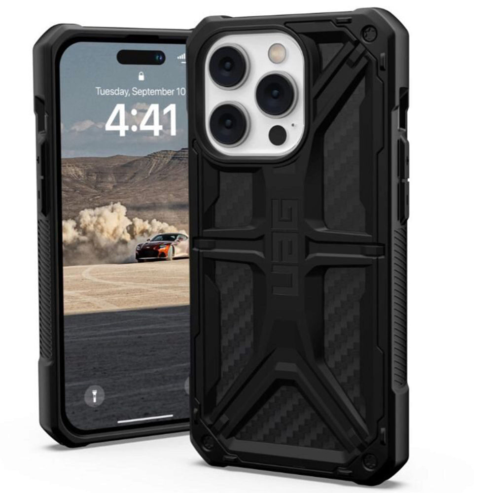 Etui do Apple iPhone 14 Pro, Urban Armor Gear, Monarch Carbon, czarne