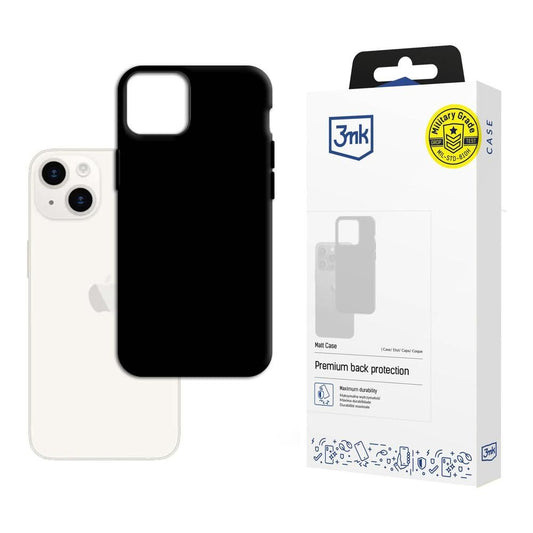 Etui do Apple iPhone 15, 3MK, Czarna Matowa