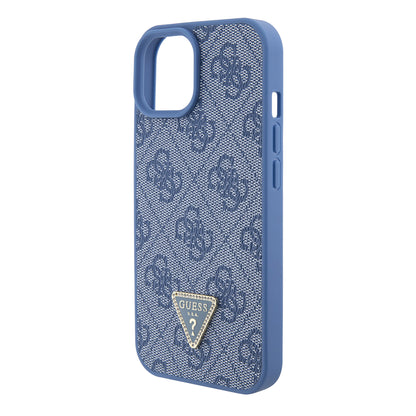 Etui na Apple iPhone 15, Guess, Crossbody 4G Metal Logo, Niebieskie