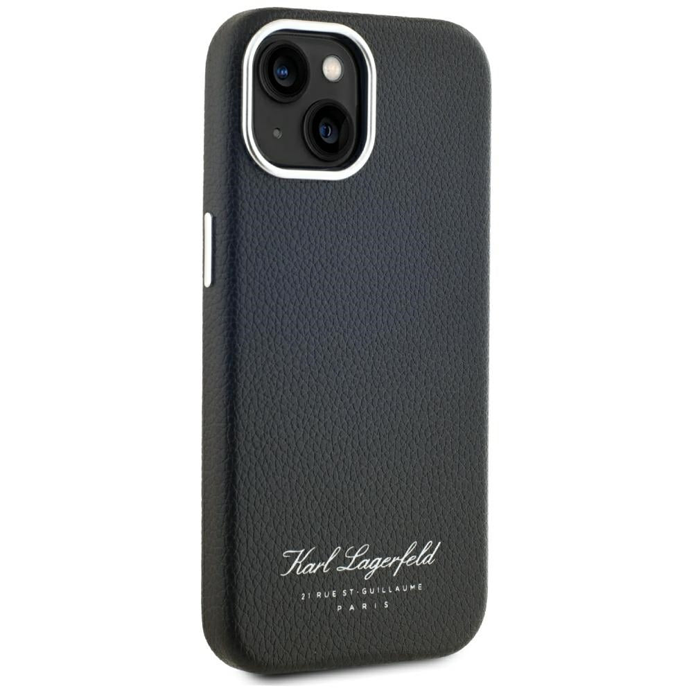 Etui na Apple iPhone 15, Karl Lagerfeld, RSG, Czarne