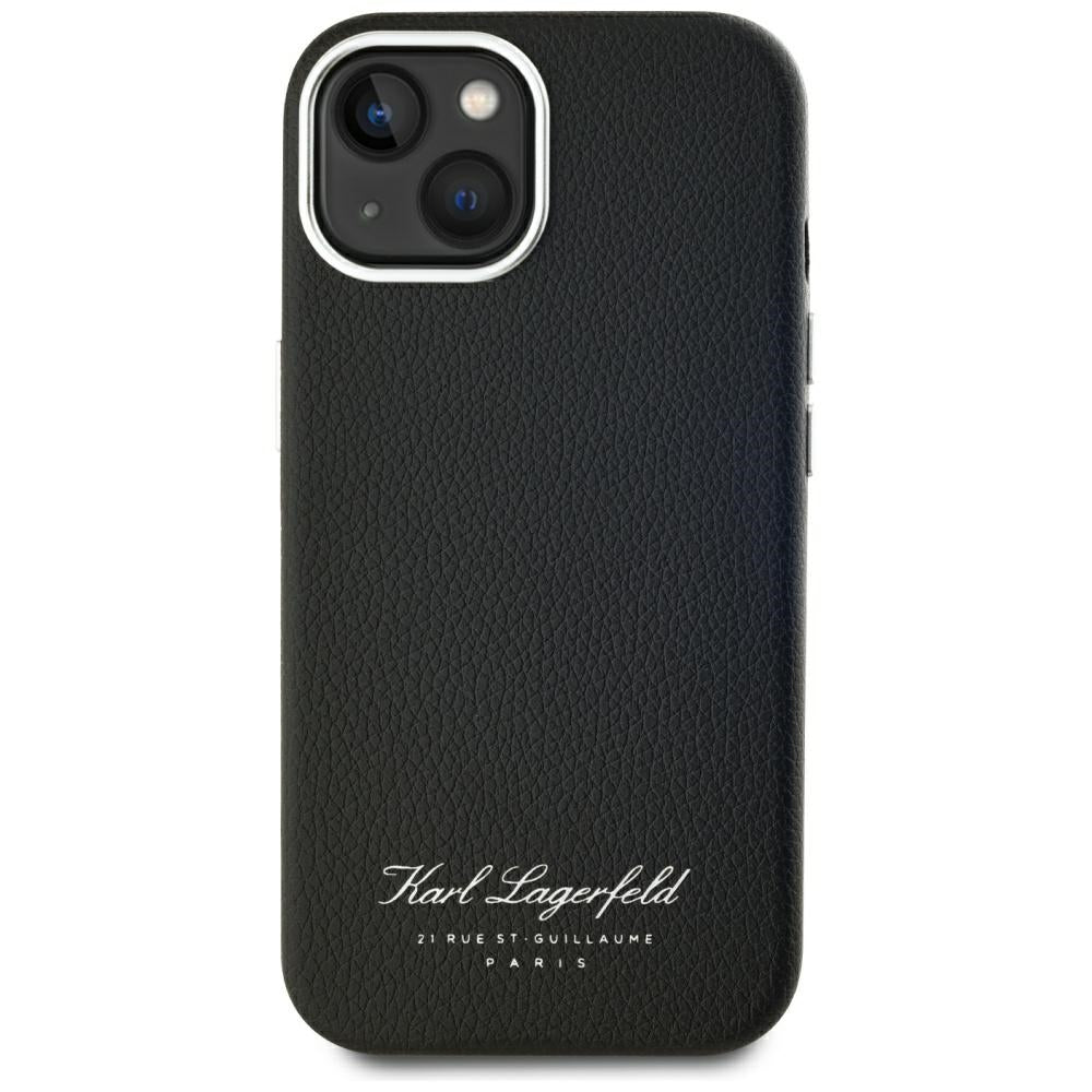 Etui na Apple iPhone 15, Karl Lagerfeld, RSG, Czarne