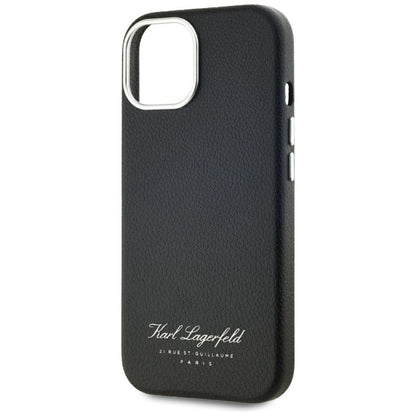Etui na Apple iPhone 15, Karl Lagerfeld, RSG, Czarne