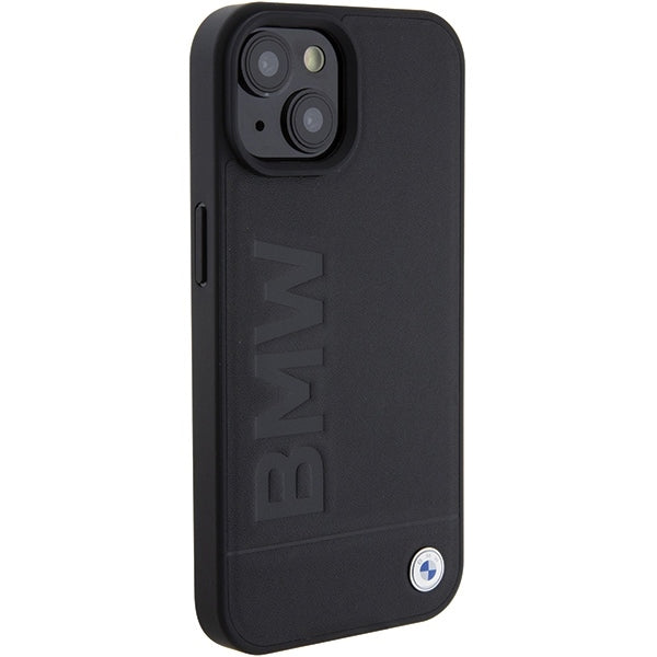 Etui na Apple iPhone 15 Plus, BMW, Natural Hot Stamp, czarne