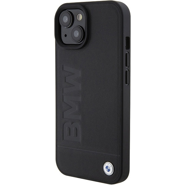 Etui na Apple iPhone 15 Plus, BMW, Natural Hot Stamp, czarne