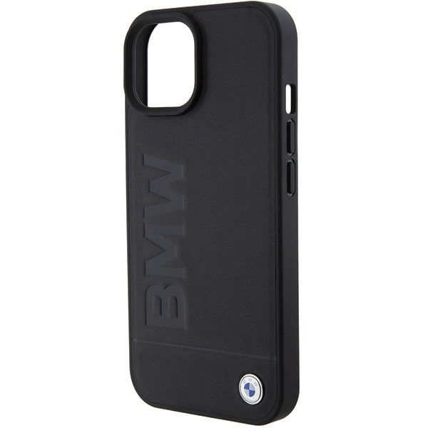 Etui na Apple iPhone 15 Plus, BMW, Natural Hot Stamp, czarne