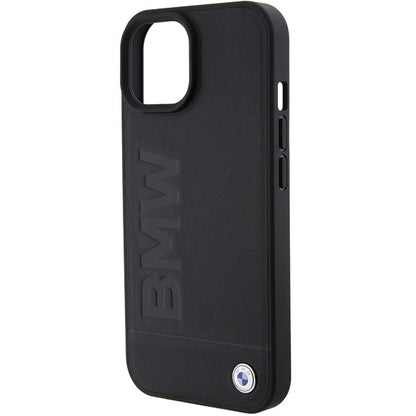 Etui na Apple iPhone 15 Plus, BMW, Natural Hot Stamp, czarne