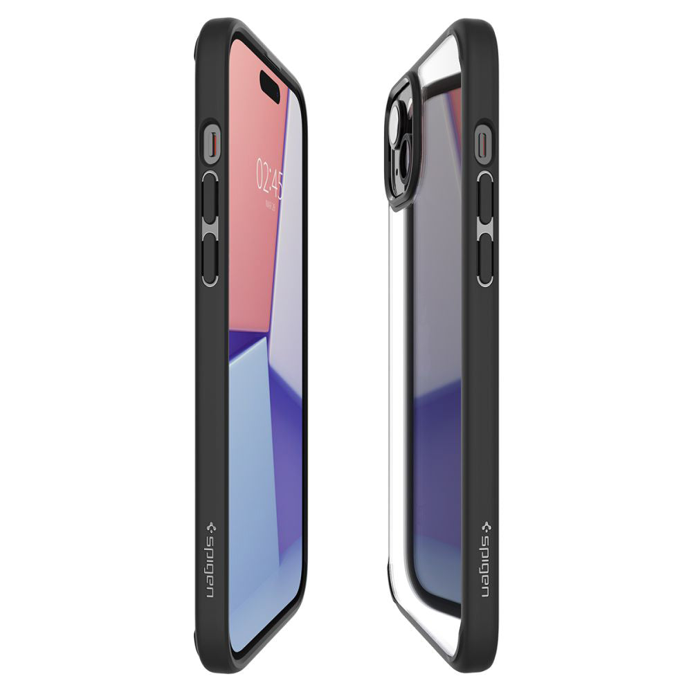 Case for Apple iPhone 15 Plus, Spigen, Ultra Hybrid, Matte Black