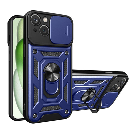 Etui na Apple iPhone 15 Plus, Techsuit, CamShield, Niebieskie