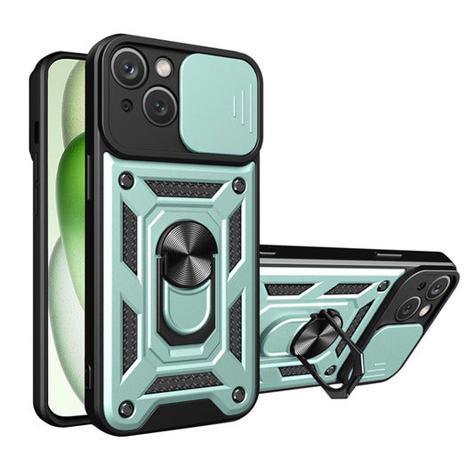 Etui na Apple iPhone 15 Plus, Techsuit, CamShield, Zielony