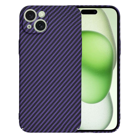 Etui na Apple iPhone 15 Plus, Techsuit, Carbonite FiberShell, Fioletowy
