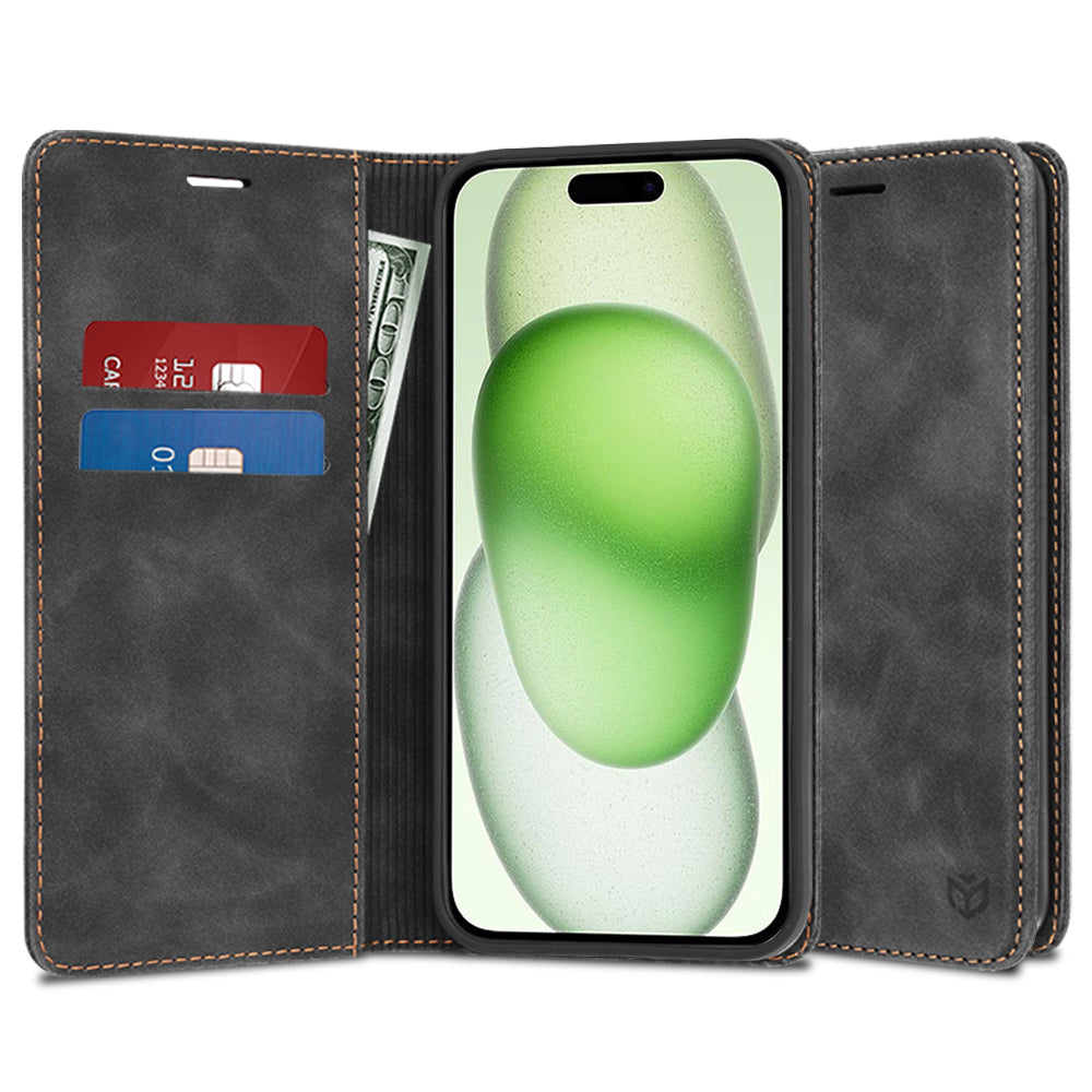 Case for Apple iPhone 15 Plus, Techsuit, Confy, Black