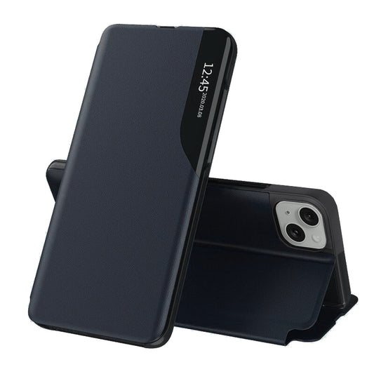 Etui na Apple iPhone 15 Plus, Techsuit, eFold, Ciemnoniebieskie