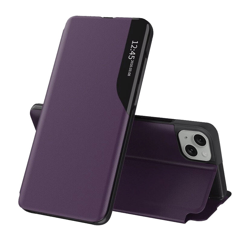 Etui na Apple iPhone 15 Plus, Techsuit, eFold, Fioletowy