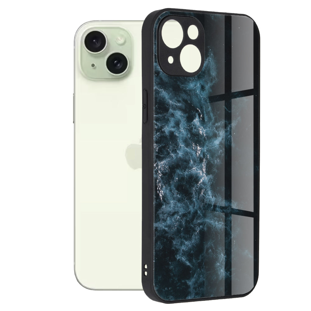 Etui na Apple iPhone 15 Plus, Techsuit, Glaze, Niebieskie