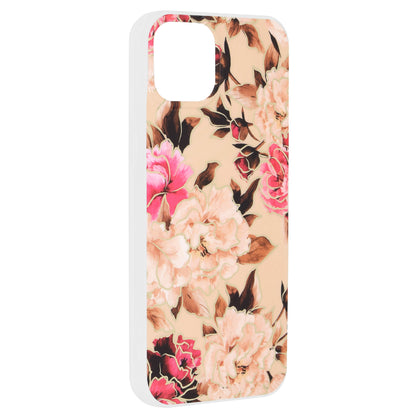 Case for Apple iPhone 15 Plus, Techsuit, Marble, Beige