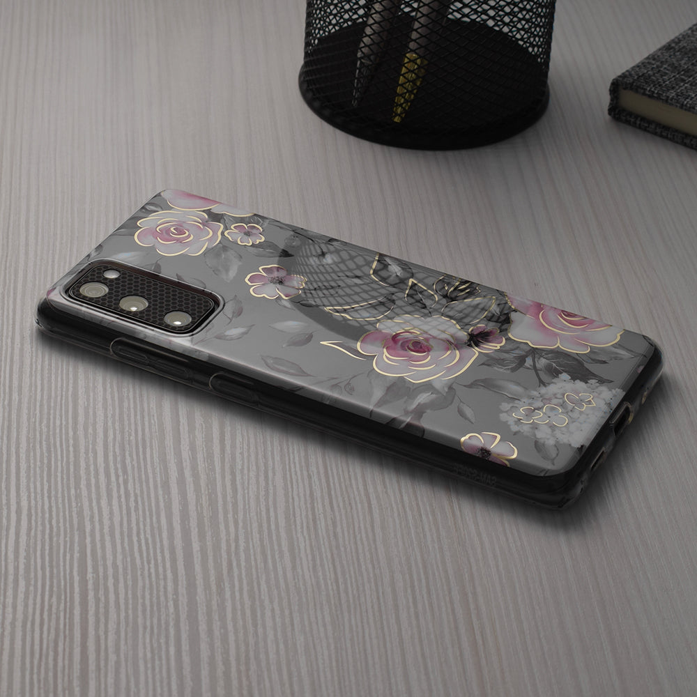 Etui na Apple iPhone 15 Plus, Techsuit, Marble, Szary