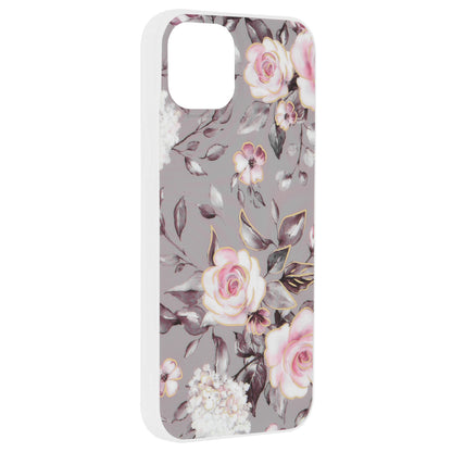 Etui na Apple iPhone 15 Plus, Techsuit, Marble, Szary