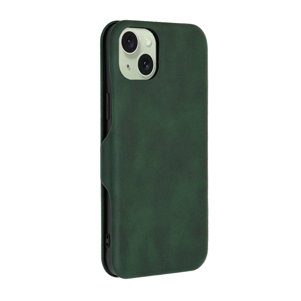 Case for Apple iPhone 15 Plus, Techsuit, Safe Wallet Plus, Green