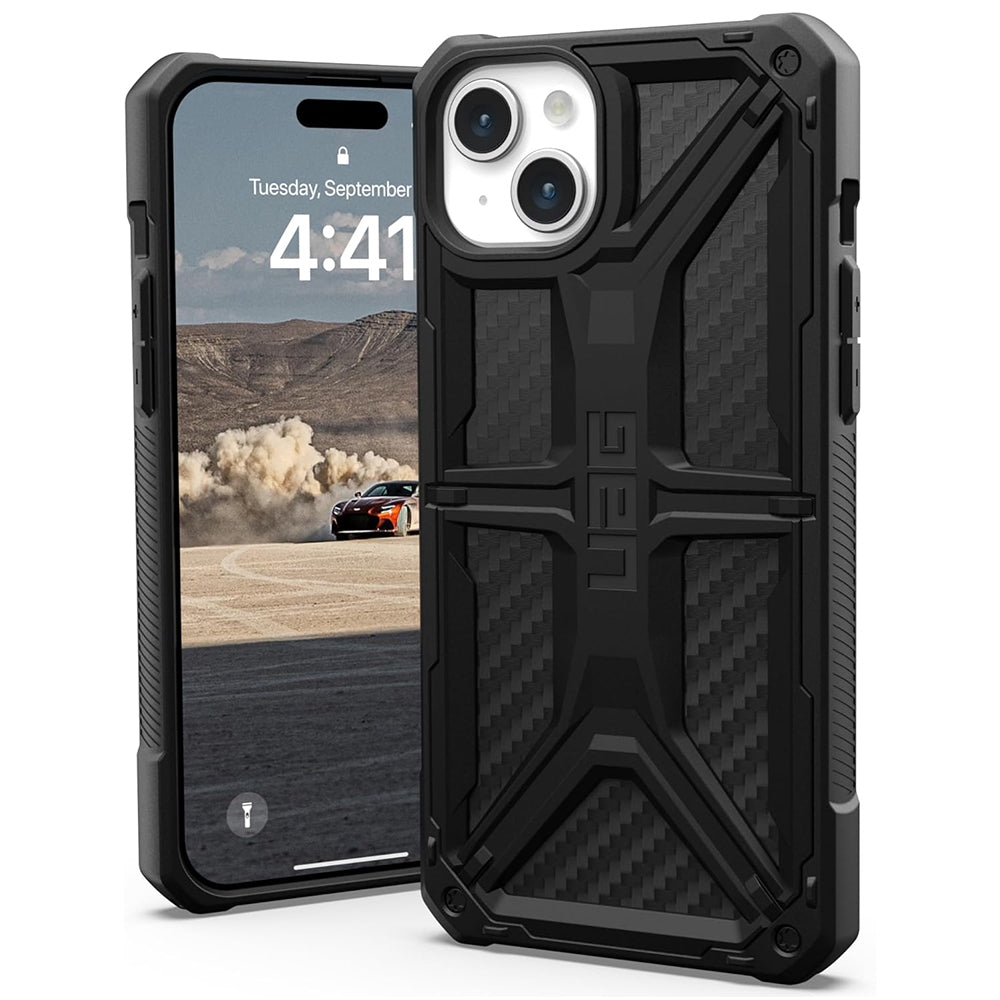Etui do Apple iPhone 15 Plus, Urban Armor Gear, Monarch Carbon, Czarna