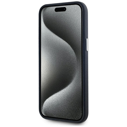 Etui na Apple iPhone 15 Pro, Karl Lagerfeld, Grained Hotel RSG, Czarne