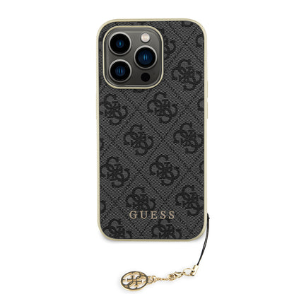 Etui na Apple iPhone 15 Pro Max, Guess, 4G Charm, Szare
