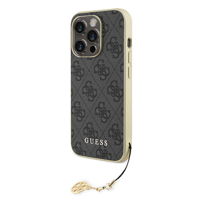 Etui na Apple iPhone 15 Pro Max, Guess, 4G Charm, Szare