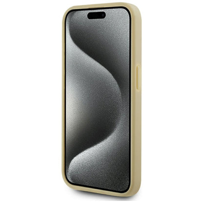 Etui na Apple iPhone 15 Pro Max, Karl Lagerfeld, Metal Signature, Złote