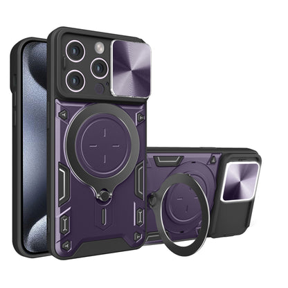 Etui na Apple iPhone 15 Pro Max, Techsuit, CamGuard Pro, Fioletowy