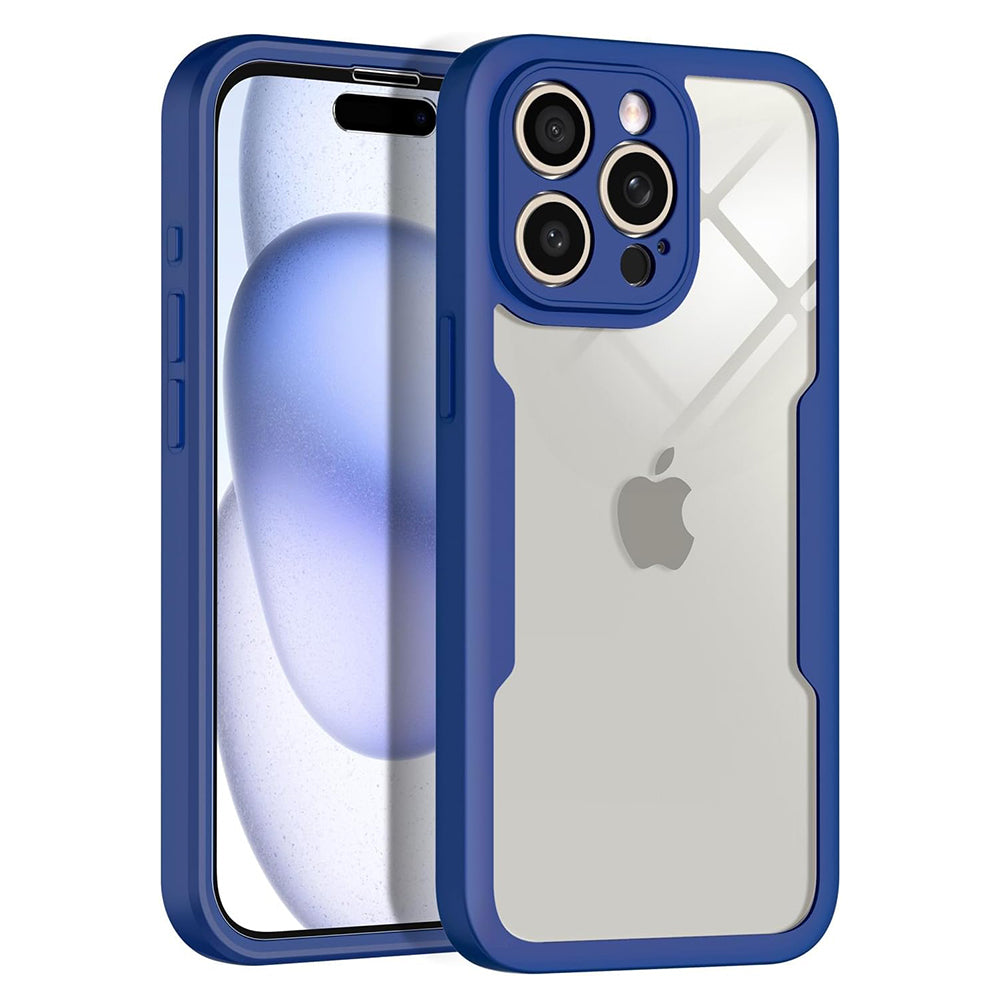 Etui na Apple iPhone 15 Pro Max, Techsuit, ColorVerse 360, Niebieskie