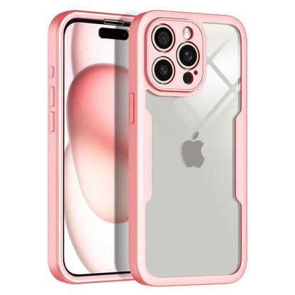 Etui na Apple iPhone 15 Pro Max, Techsuit, ColorVerse 360, Różowe