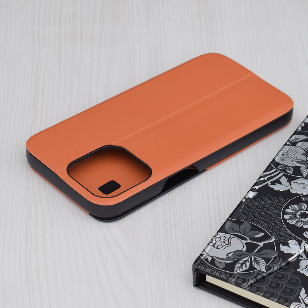 Etui na Apple iPhone 15 Pro Max, Techsuit, eFold, Pomarańczowe
