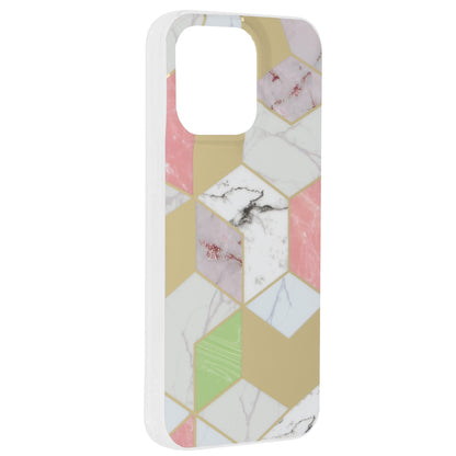Case for Apple iPhone 15 Pro Max, Techsuit, Marble, Purple