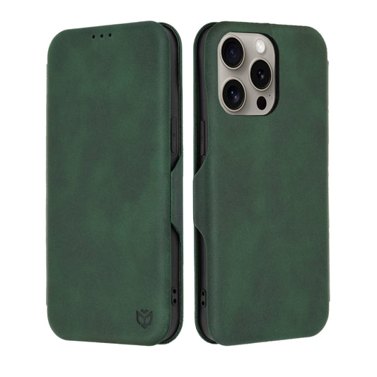 Etui na Apple iPhone 15 Pro Max, Techsuit, Safe Wallet Plus, Zielony