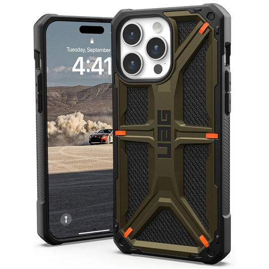 Etui do Apple iPhone 15 Pro Max, Urban Armor Gear, Monarch Kevlar, Zielony