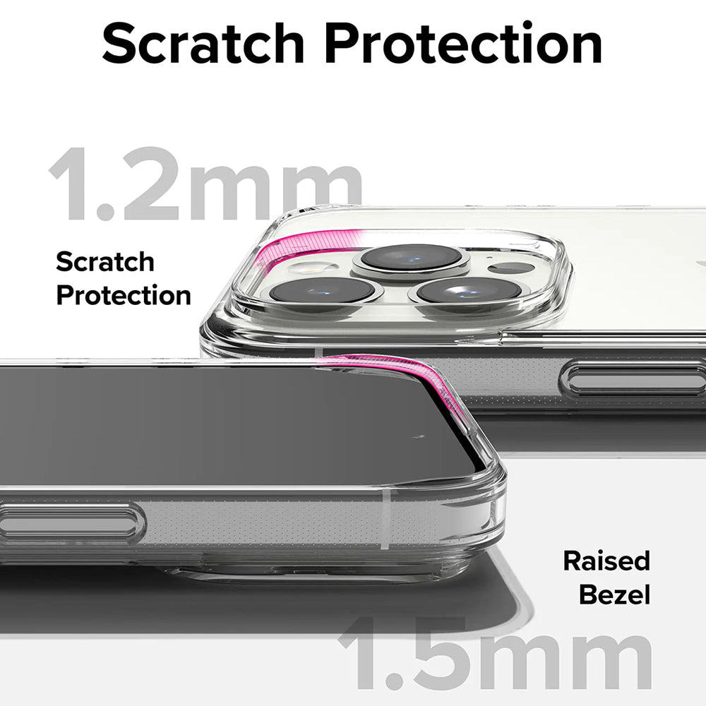 Case for Apple iPhone 15 Pro, Ringke, Fusion, Transparent