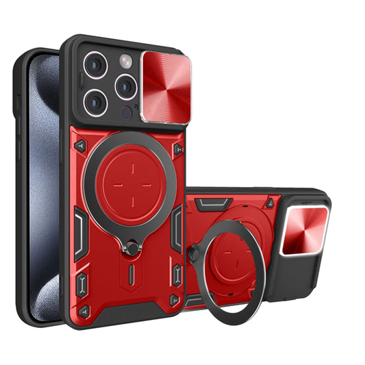 Etui na Apple iPhone 15 Pro, Techsuit, CamGuard Pro, Czerwony