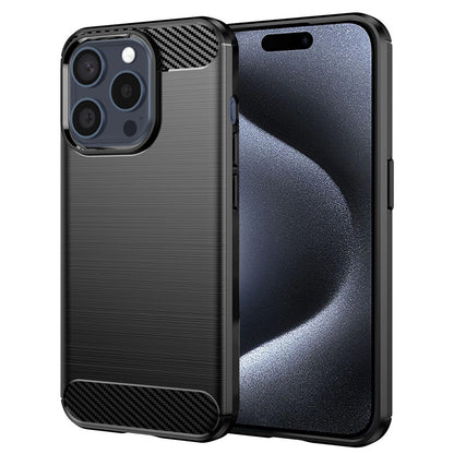 Etui na Apple iPhone 15 Pro, Techsuit, Carbon, Czarny