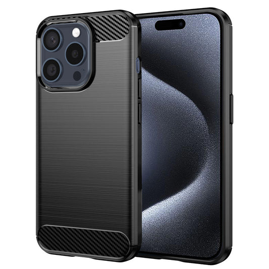 Etui na Apple iPhone 15 Pro, Techsuit, Carbon, Czarny
