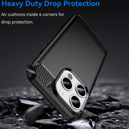 Etui na Apple iPhone 15 Pro, Techsuit, Carbon, Czarny