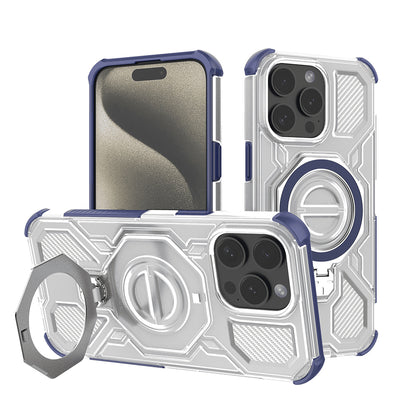 Case for Apple iPhone 15 Pro, Techsuit, Carbon Shield Pro, Blue