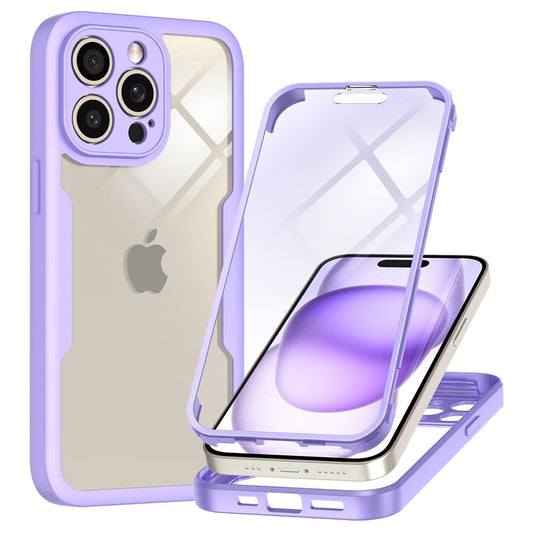 Etui na Apple iPhone 15 Pro, Techsuit, ColorVerse 360, Fioletowy