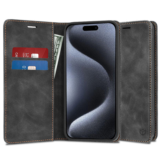 Etui na Apple iPhone 15 Pro, Techsuit, Confy, czarne